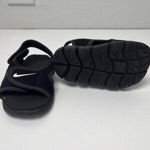Nike Sunray Adjustable Black Toddler Water Friendly Sandal Sz US 5C